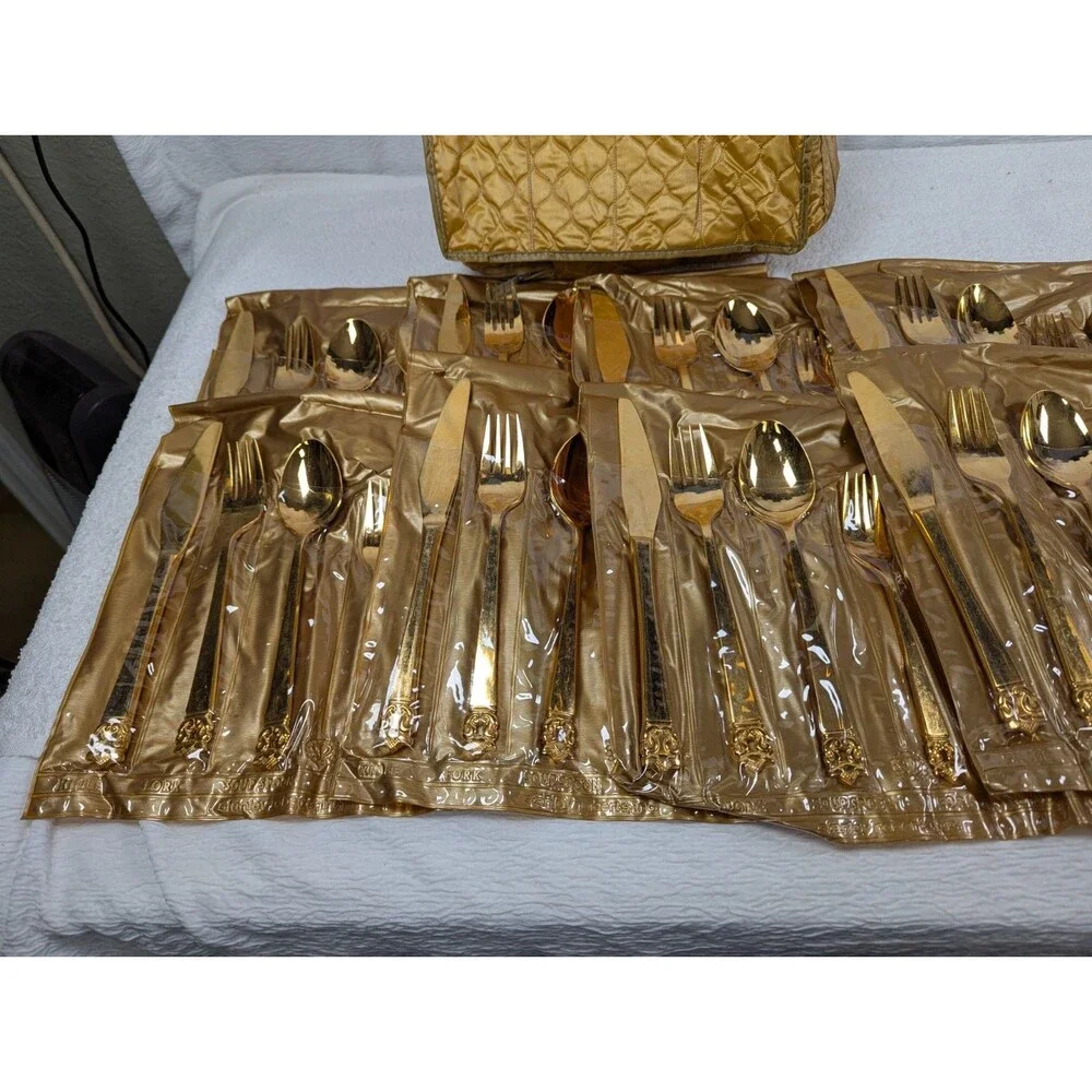 Stanley Roberts - Gold Valentine - Gold Electroplate - Rogers Co Flatware